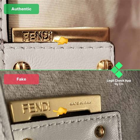 real vs fake fendi|fendi authenticity check.